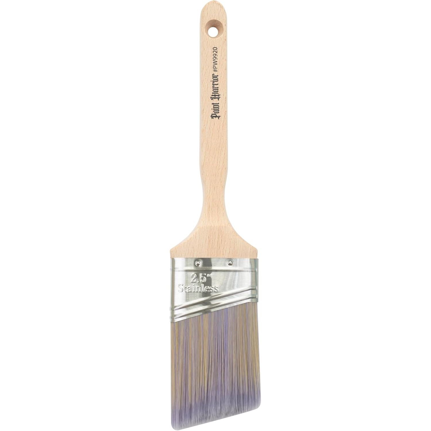 Paint Warrior Angled Badger Paint Brush -2.5in