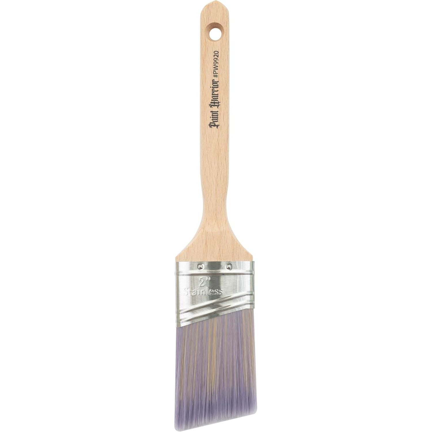 Paint Warrior Angled Badger Paint Brush - 2in