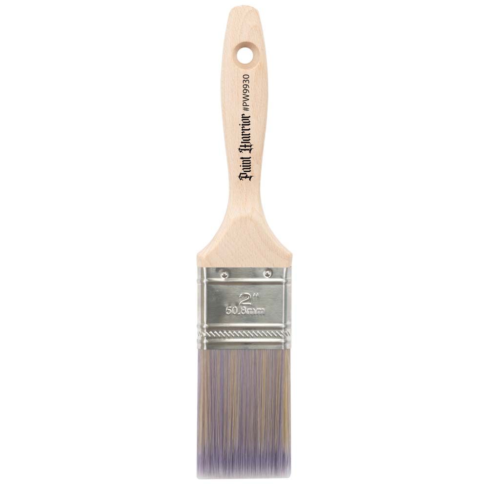 Paint Warrior Flat Straight Brushes 2 inches