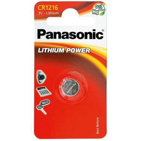 Panasonic Lithium 3V Coin Cell Battery 