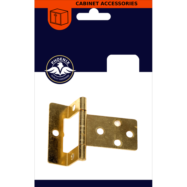 Phoenix B Cranked Flush Hinge 2″ x 5/8″ | Pair