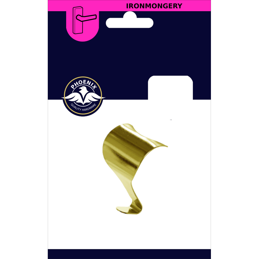 Phoenix Brassed Moulding Hook