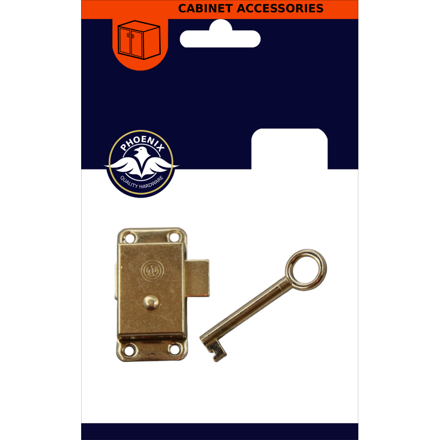Phoenix Cupboard Lock & Key | 60mm