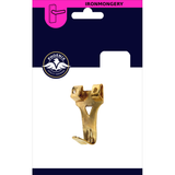 Phoenix Picture Hook Brass Single No 3 | Pack of 4