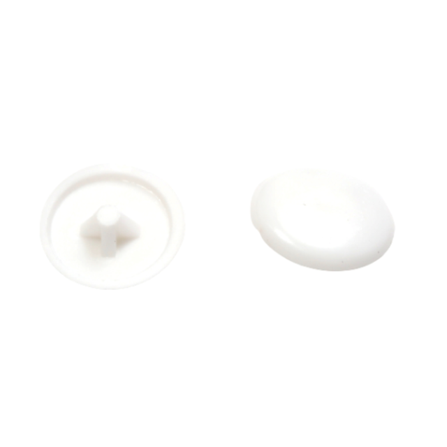 Phoenix Pozi Screw Cover - White | Pack of 20