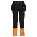 Portwest DX457 Hi-Vis Class 1 Detachable Holster Pocket Craft Trousers 