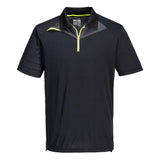 Portwest DX4 Polo Shirt S/S - Black