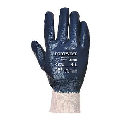 Portwest RG30 Nitrile Knitwrist Glove - Blue