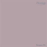 Prestige Boujee
A flat dusty mauve color swatch with the Prestige brand name in the top right and the text 'Boujee 70' in the bottom right.