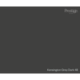 A dark charcoal gray color swatch card from Prestige Fine Art, labeled 'Kensington Grey Dark 48' in the bottom right corner.