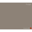 A solid color swatch card for Prestige Vinyl Pro, showing the color 'Vincenzo 39' (a warm taupe-gray) with the Prestige logo in the top right and the color name in the bottom right.