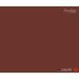 A solid color swatch card for Prestige Fine Paint in the shade Zallal 65, featuring a deep reddish-brown color with the brand logo in the top right and the shade name in the bottom right.