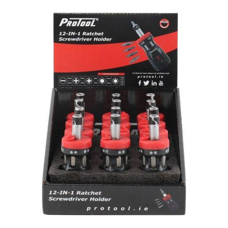 Protool Rachet 12 in 1 Screwdriver