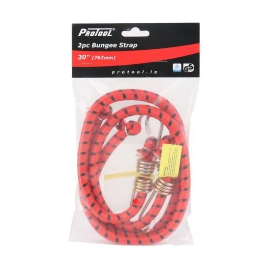 Protool Red Bungee Strap 30inch - 2pc