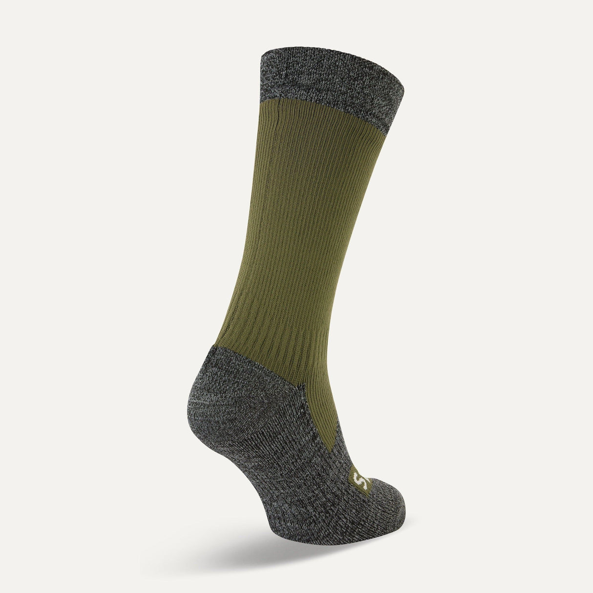 Sealskinz Raynham Waterproof All Weather Mid Length Sock Olive