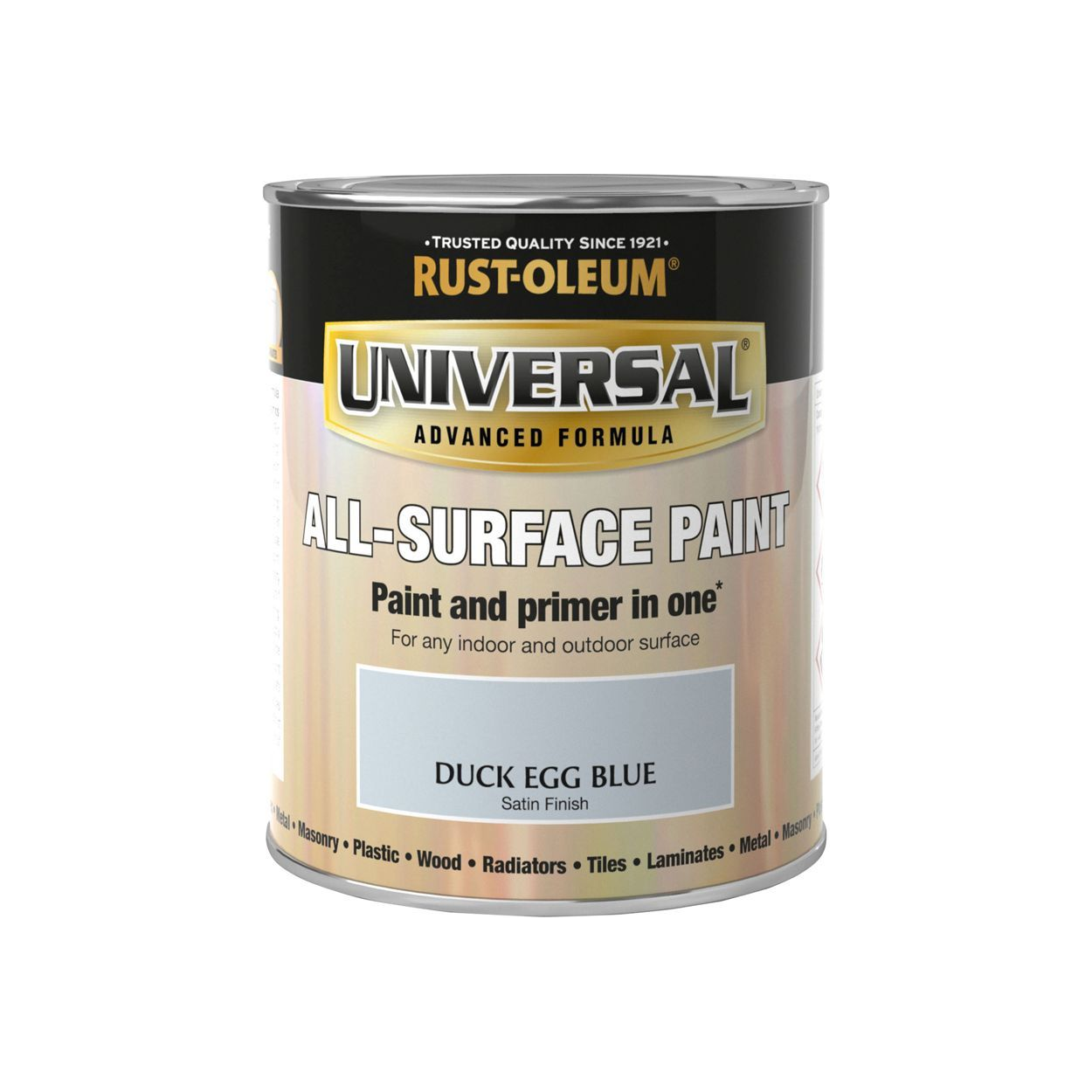 Rust-Oleum Universal All Surface Paint Duck Egg 750ml