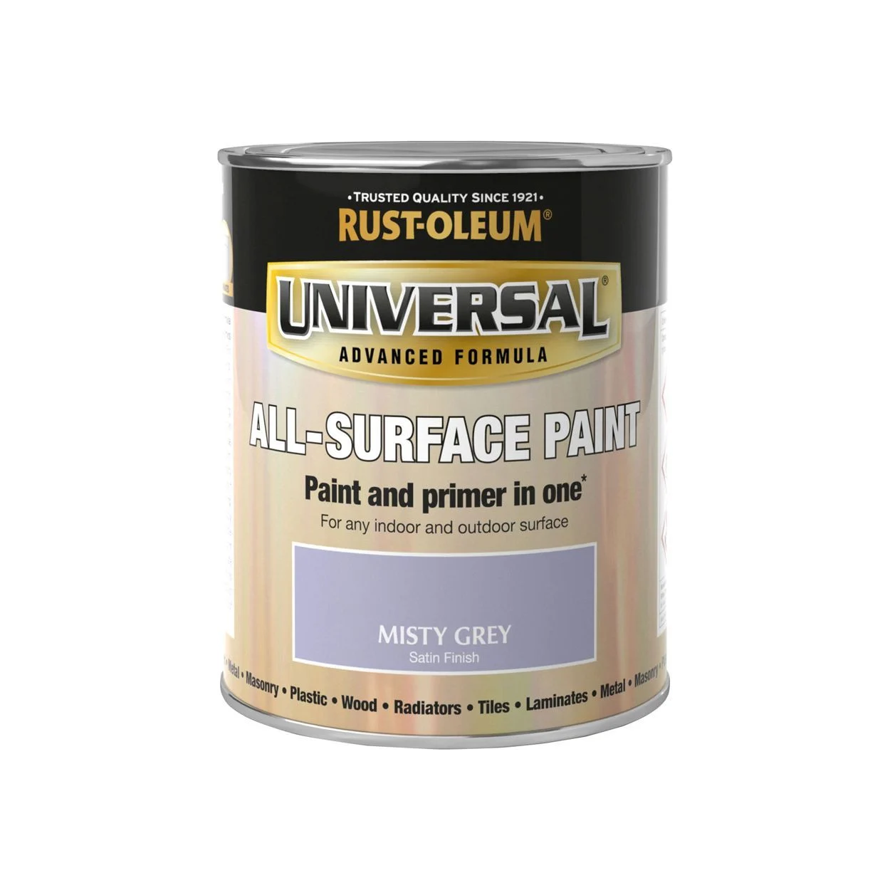 Rust-Oleum Universal All Surface Paint Misty | Grey - 750ml