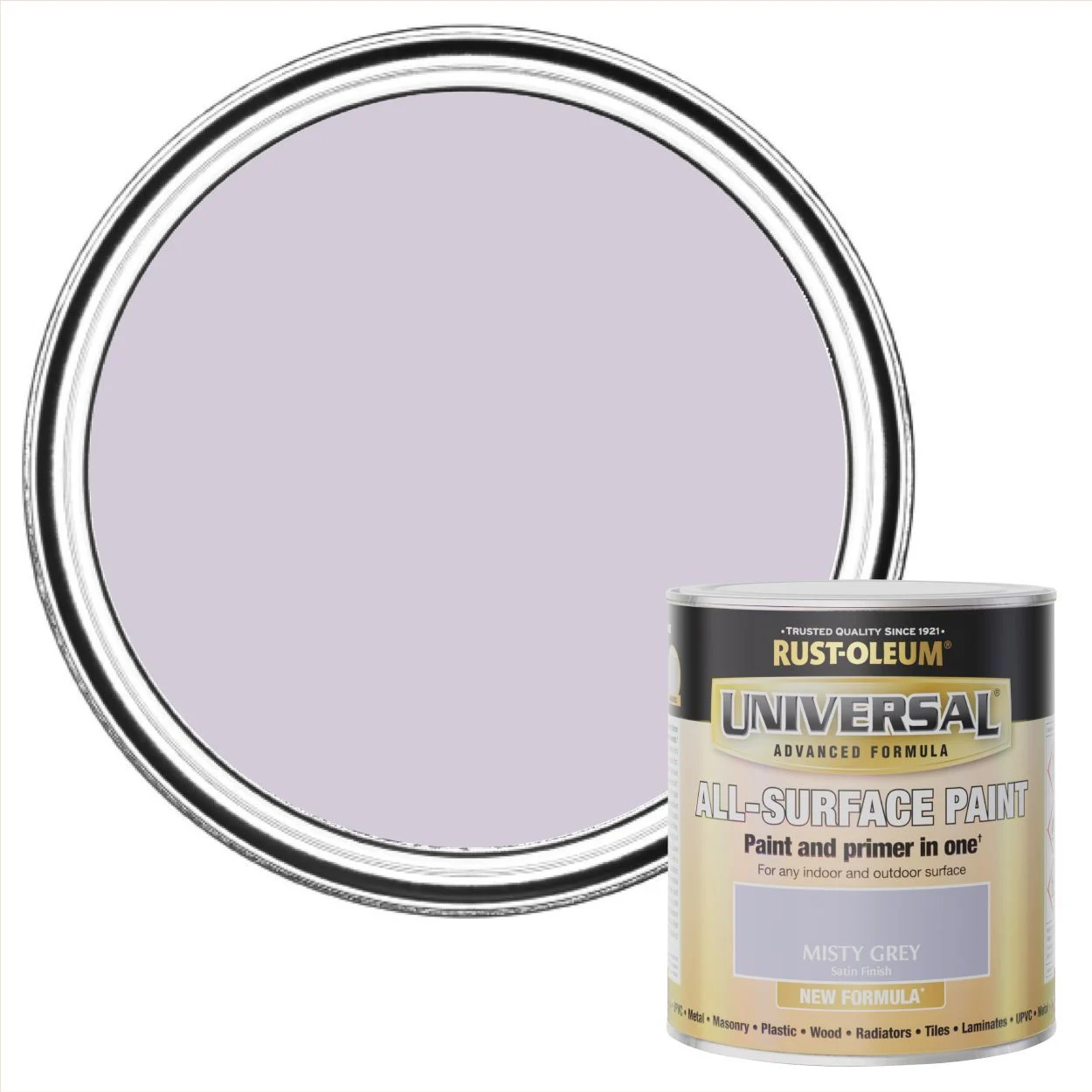 Rust-Oleum Universal All Surface Paint Misty | Grey - 750ml