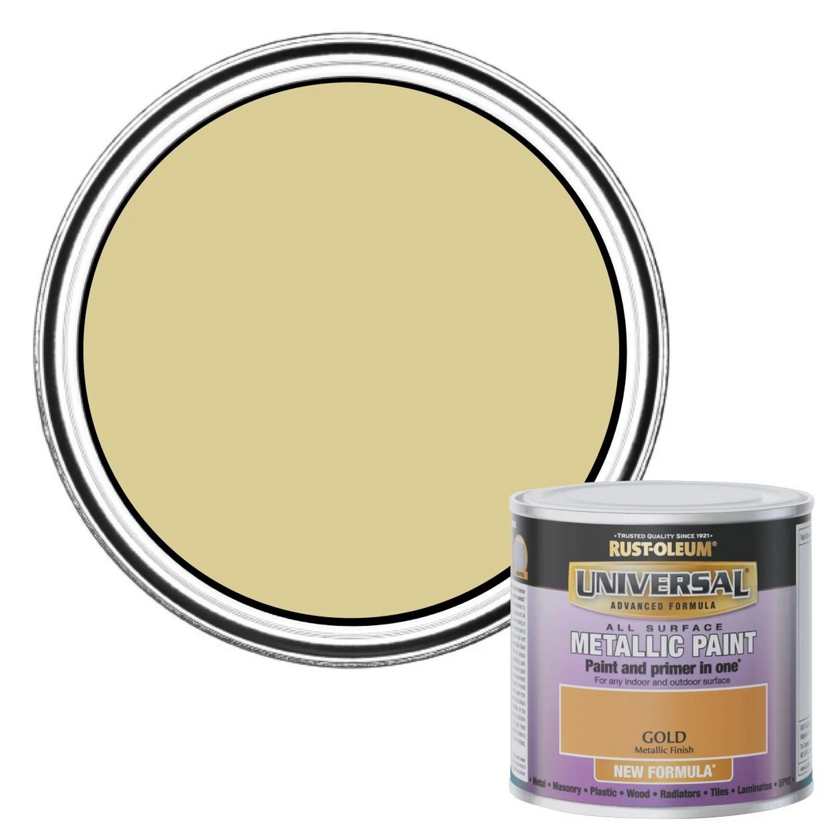 Rust-Oleum Universal Metallic Paint | Gold - 250ml