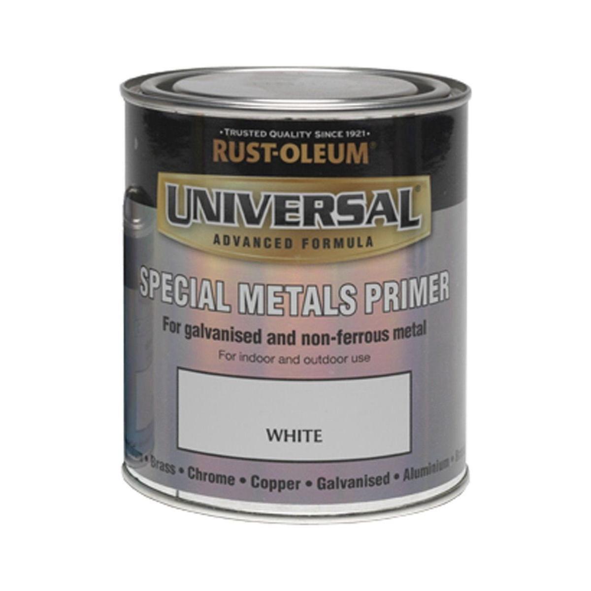 Rust-Oleum Universal Special Primer All-Surface Brush Paint | Metal White - 750ml
