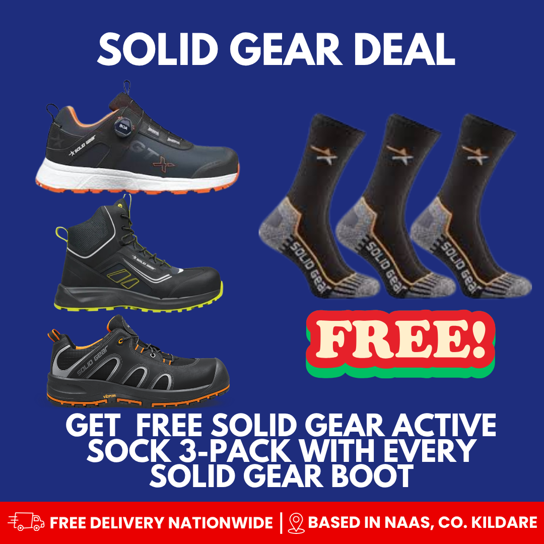 Get FREE Solid Gear Active Sock 3-pack WITH Ever solid gear boot