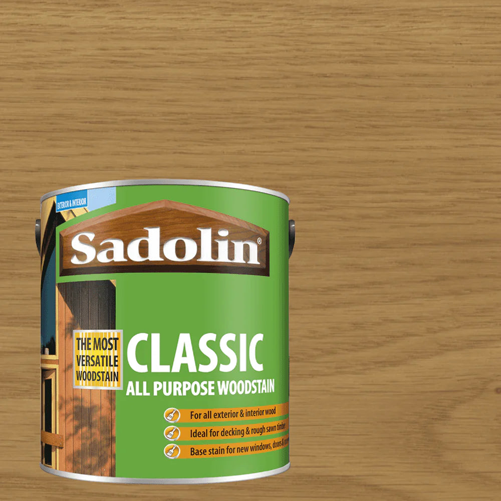 Sadolin Classic All Purpose Woodstain | Light Oak - 5L