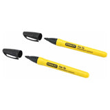 Stanley Fine Markers Black - Pack 2