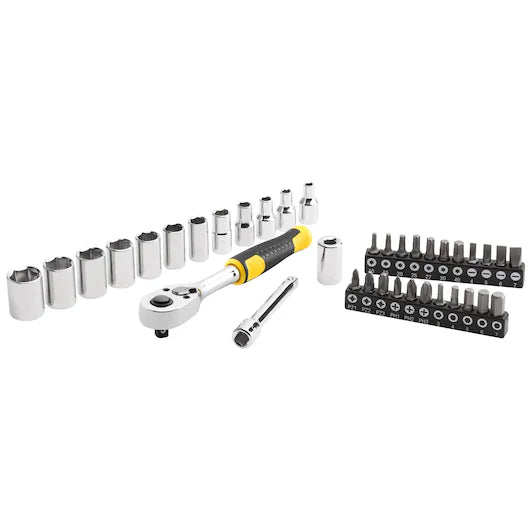 Stanley Compact Socket Set | 1/4 in. with 37 pieces