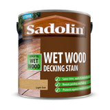 Sadolin Wet Wood Decking Stain | Light Oak - 2.5L