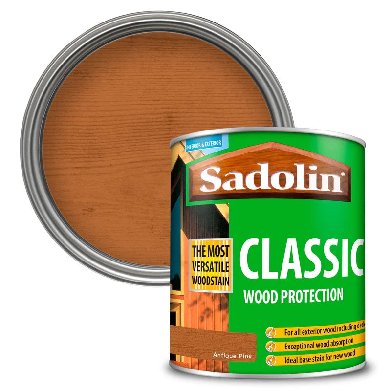 Sadolin Classic All Purpose Woodstain - Antique Pine