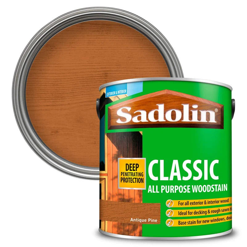 Sadolin Classic All Purpose Woodstain - Antique Pine