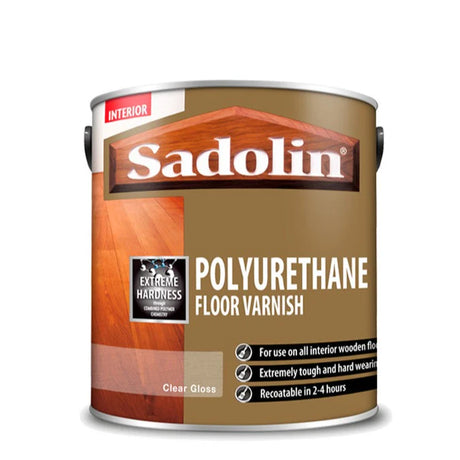 Sadolin Polyurethane Clear Gloss Floor Varnish - Clear