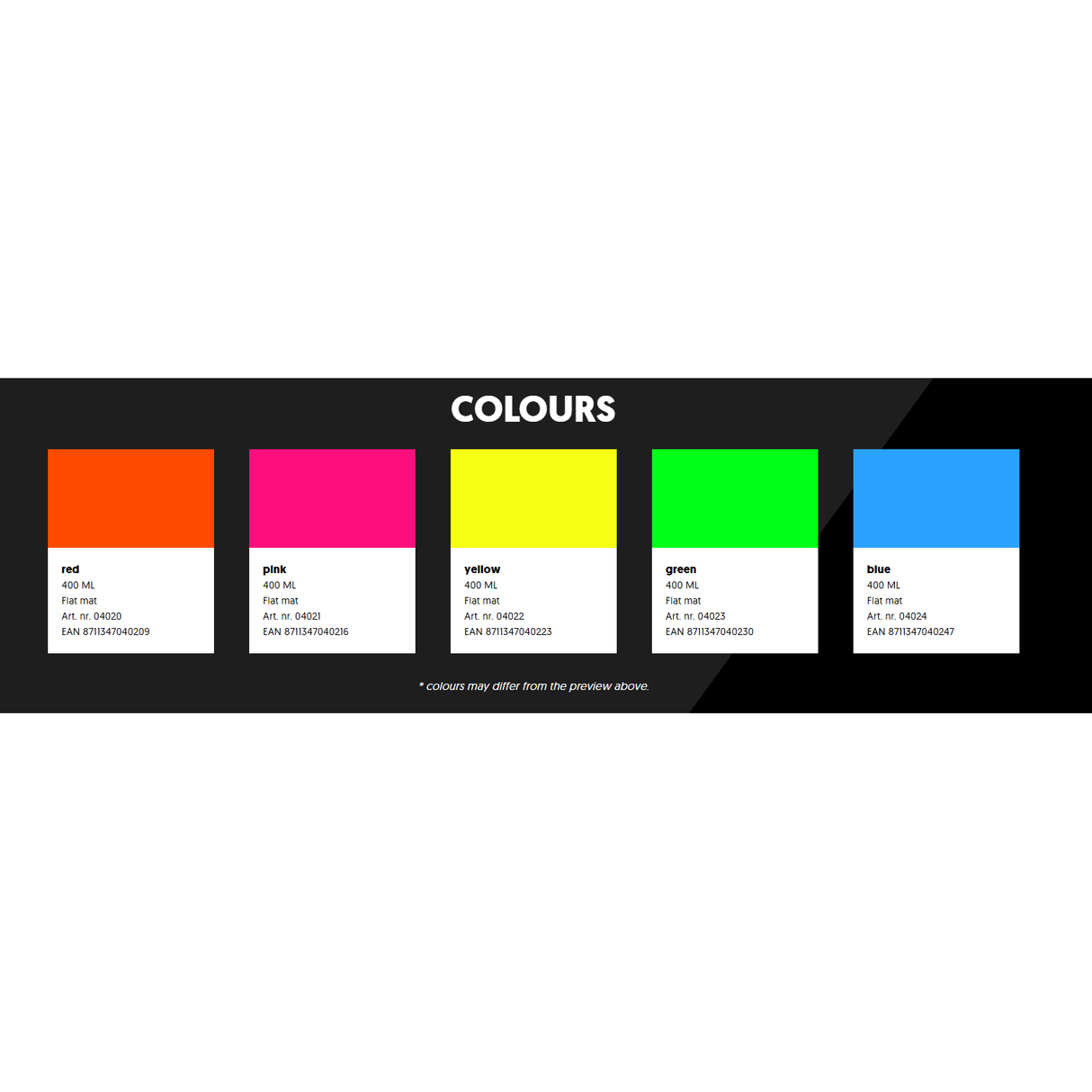 Motip Fluorescent Spray Paint | 400 ml