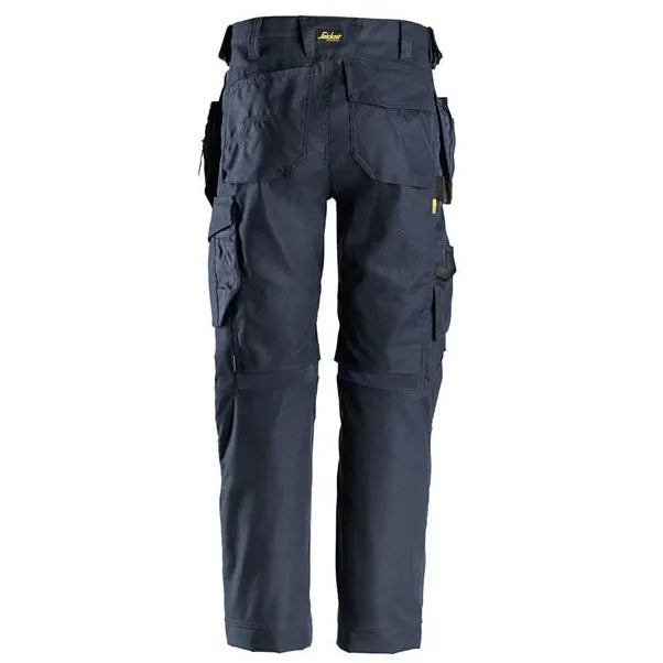 Snickers 6224 AllroundWork Canvas+ Stretch Work Trousers+ Holster Pockets