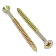 Screw Pozi Yellow 4X20 Pk40