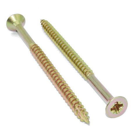 Screw Pozi Yellow 4X20 Pk40