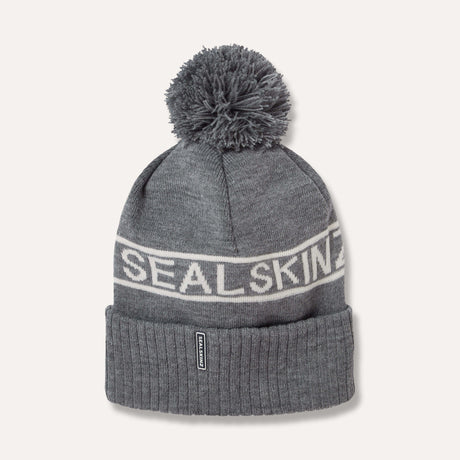 Sealskinz Heacham Waterproof Cold Weather Bobble Hat - Dark Grey