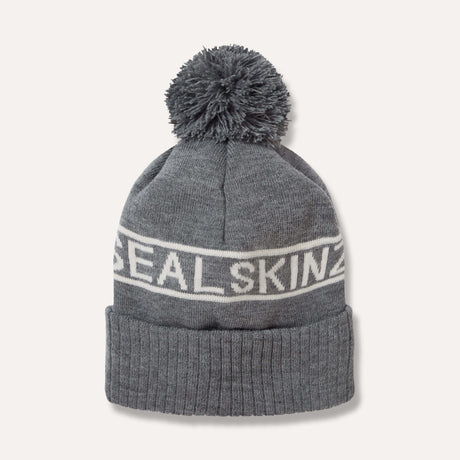 Sealskinz Heacham Waterproof Cold Weather Bobble Hat - Dark Grey