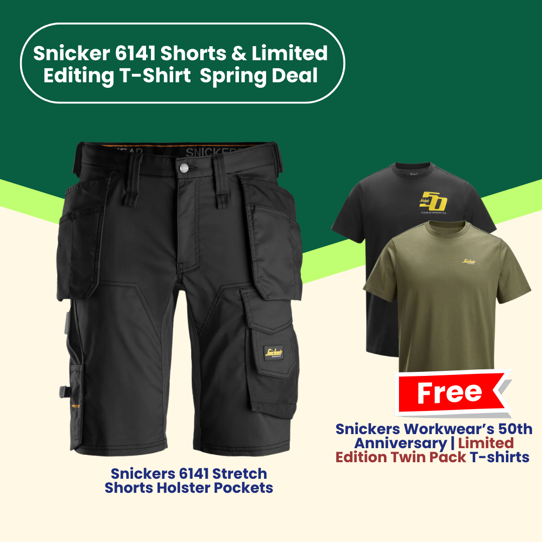 Snicker 6141 Shorts & Limited Editing T-Shirt  Spring Deal