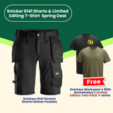 Snicker 6141 Shorts & Limited Editing T-Shirt  Spring Deal