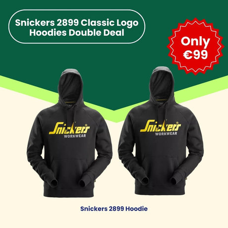 Snickers 2899 Classic Logo Hoodies Double Deal