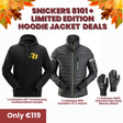 Snickers 8101 + Limited Edition Hoodie Jacket Deal