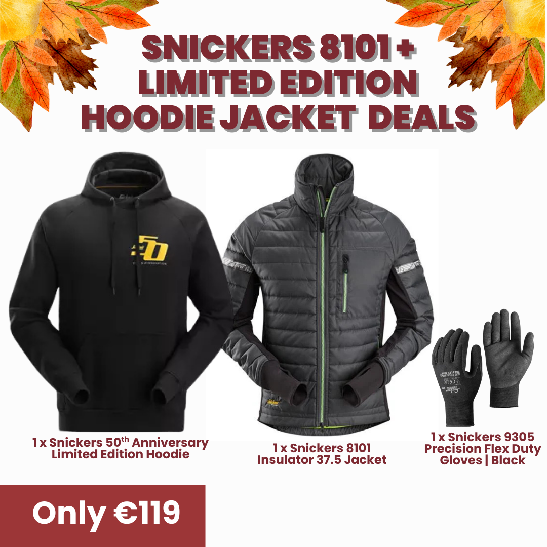 Snickers 8101 + Limited Edition Hoodie Jacket Deal