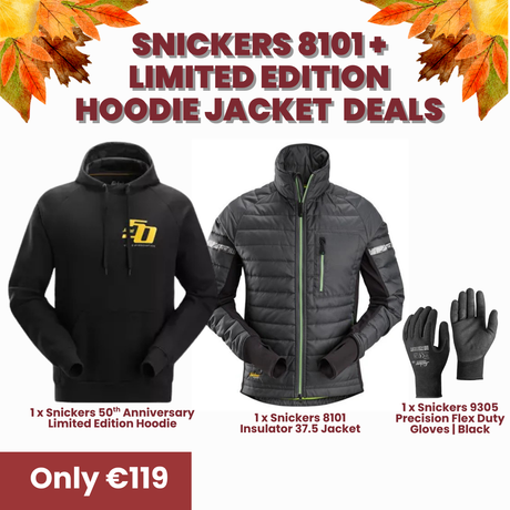 Snickers 8101 + Limited Edition Hoodie Jacket Deal