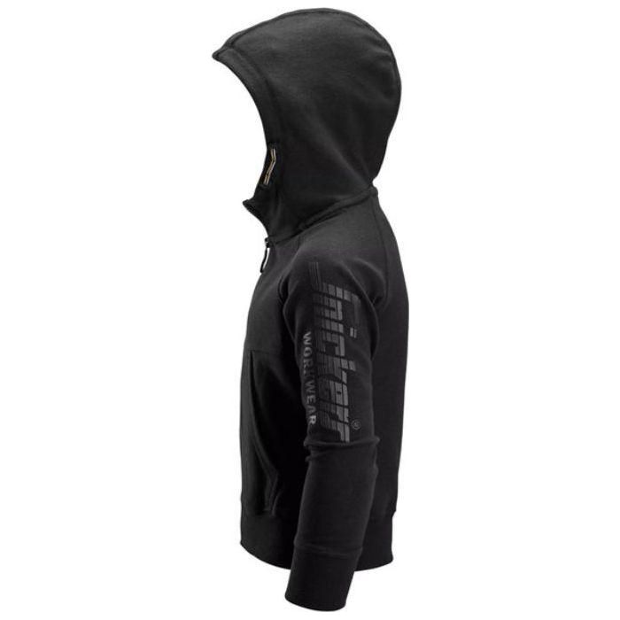 Snickers 7512 Junior Logo Hoodie - Black