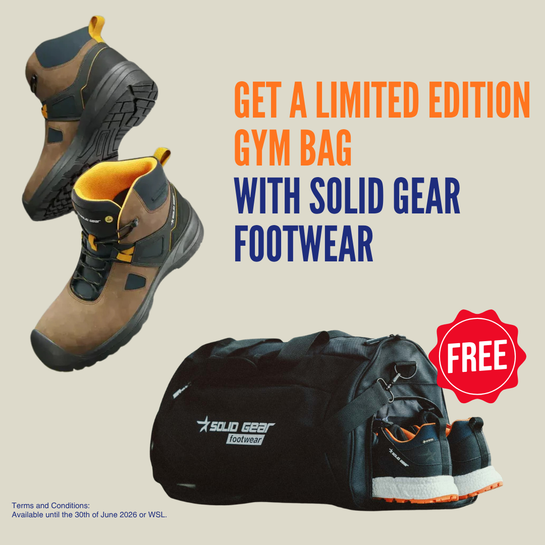 Solid Gear Essence Safety Boots Free Gym Bag