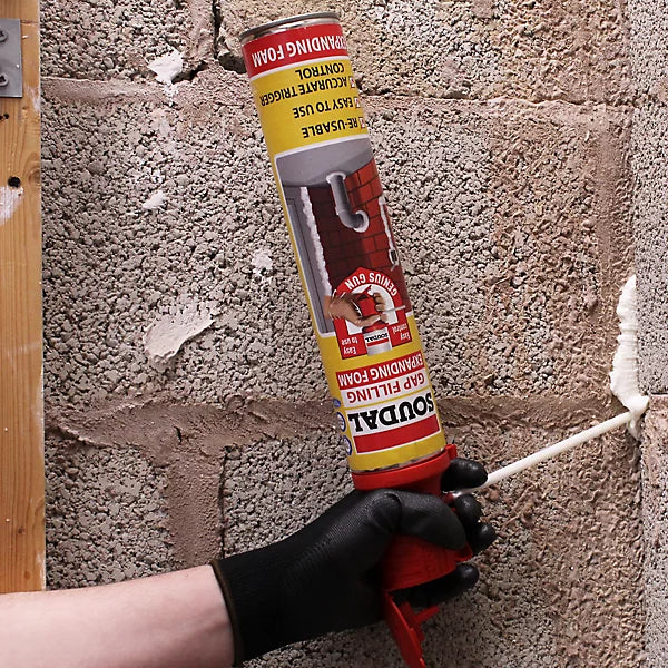 Soudal Expanding Insulation Foam Genius Gun - 750ml