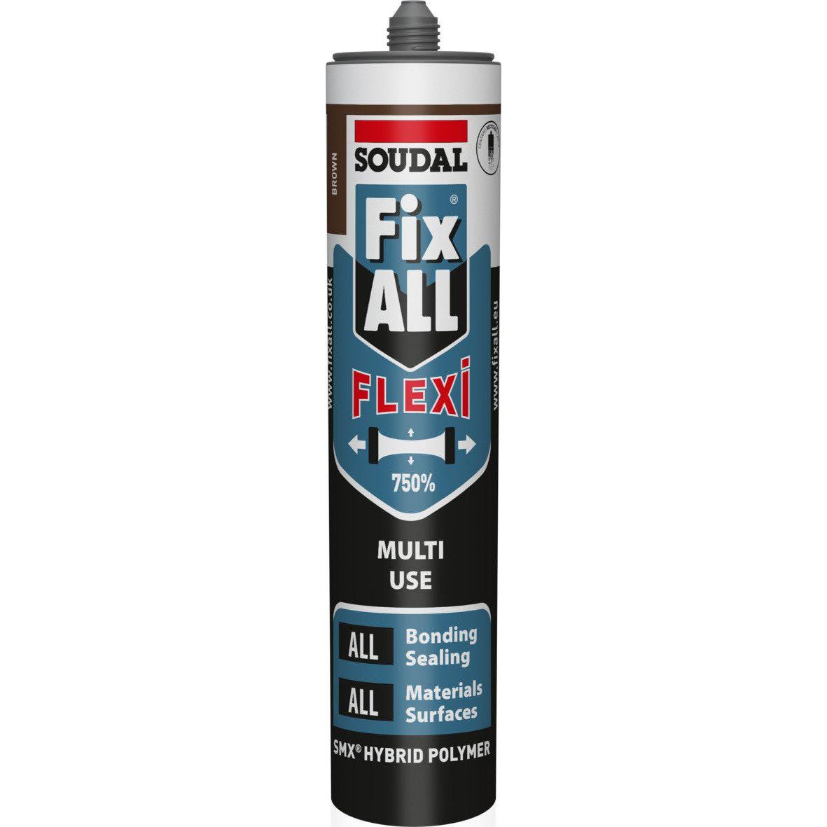 Soudal Fix All Flexi Multi-Use Sealant & Adhesive Brown
