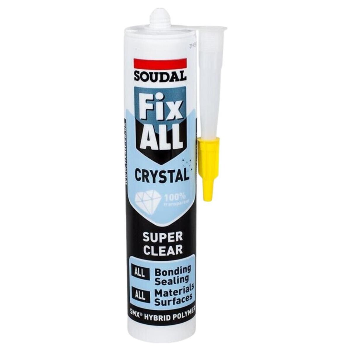 Soudal Fix All Sealant & Adhesive | Crystal - 290ml