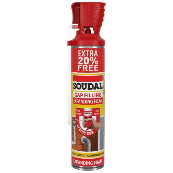 Soudal Genius Gun Gap Filling Foam - 600ml